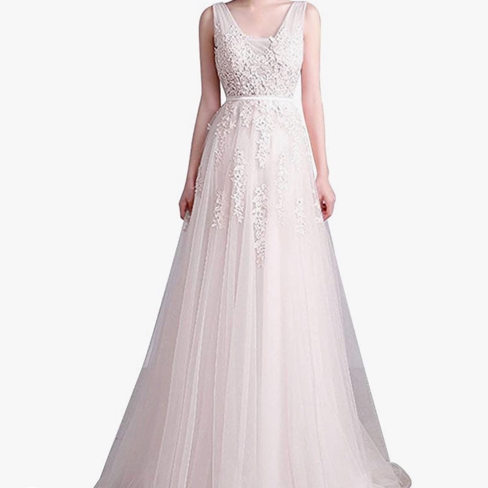 Ivory-Evening Cocktail Gown. Never worn